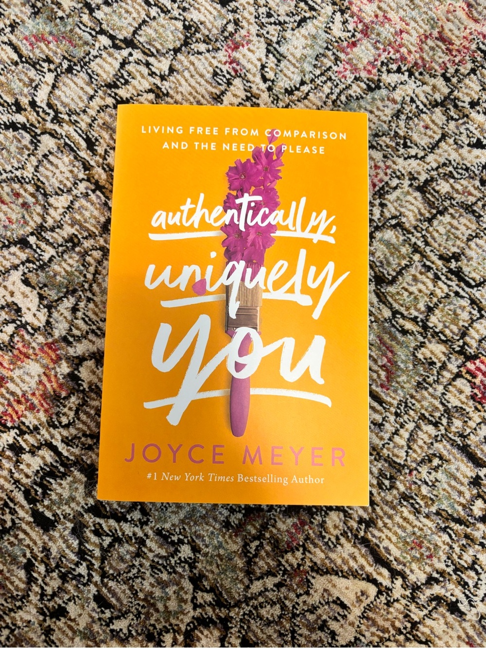 Authentically, Uniquely You by Joyce Meyer - Bright Orange Cover